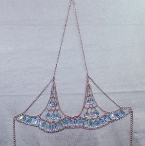 Chain Statement Piece Bra